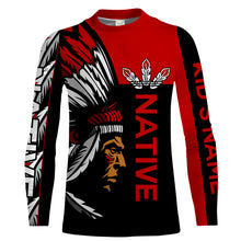 Load image into Gallery viewer, Customize Native American men red tattoo 3D All over print Shirt Indigenous Gifts Apparel NQS2099