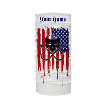 Load image into Gallery viewer, Fishing Hooks Skull Fish Reaper American Flag UV Protection Shirts, Patriotic Fishing Apparel - Personalized Gifts  FSD2258