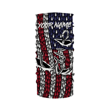 Load image into Gallery viewer, American Flag 3D Fish Hook Treble Hook Custom Name All Over Printed UV Protection Shirts Fishing Apparel Patriotic Gift FSD2015