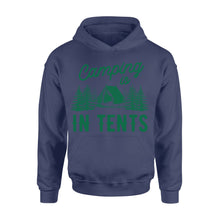 Load image into Gallery viewer, Women's Camping is in Tents T Shirt Funny Intense Camping Shirt for Women - I06D07250115