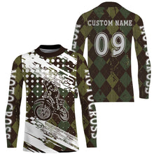 Load image into Gallery viewer, Personalized Motocross Jersey UPF30+ Kid&amp;Adult Custom Dirt Bike Racing Shirt Off-road Motorcycle| NMS614