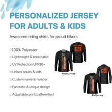 Load image into Gallery viewer, Camouflage Motocross Jersey Personalized Dirt Bike UPF30+ MX Racing Shirt Off-Road Motorcycle NMS1245