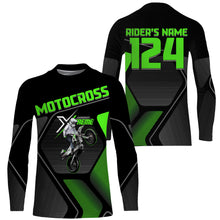 Load image into Gallery viewer, Custom Motocross Jersey Name and Number UPF30+ Dirt Bike Racing Shirt Off-Road Extreme MX Adult&amp;Kid| NMS768