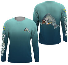 Load image into Gallery viewer, Speckled Trout fishing custom name with Trout drinking beer ChipteeAmz&#39;s art UV protection shirts AT014
