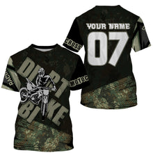 Load image into Gallery viewer, Kid&amp;Adult custom dirt bike jersey UPF30+ Camo Motocross MX racing off-road motorcycle racewear| NMS928