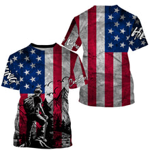 Load image into Gallery viewer, American Flag Patriotic Mountain Custom Hiking Apparel UV Protection Quick Dry UPF 30+| SP123