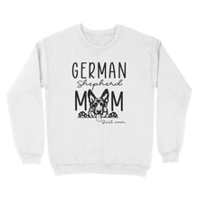 Load image into Gallery viewer, Womens German Shepherd Mom Best Ever Shirt Funny Dog Mom Gift Smiling Dog Standard Sweatshirt FSD2366D08