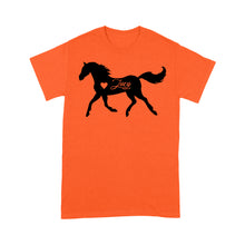 Load image into Gallery viewer, Customized name horse gifts for girls, Gift For Horse Owner, Horse Trainer Gift, Horse Lover Gift, Cowgirl, Riding Tee D06 NQS2682 - Standard T-Shirt