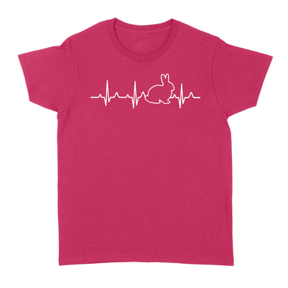 Rabbit Pulse Heartbeat Men Women's T-Shirt Bunny Shirt, Bunny Rabbit Shirt - FSD1378D03