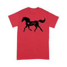 Load image into Gallery viewer, Customized name horse gifts for girls, Gift For Horse Owner, Horse Trainer Gift, Horse Lover Gift, Cowgirl, Riding Tee D06 NQS2682 - Standard T-Shirt
