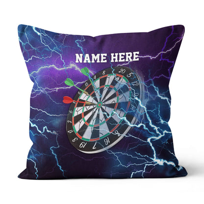 Purple Thunder Lightning Custom Dart Pillow Personalized Darts Gifts LDT1183