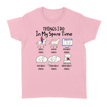 Load image into Gallery viewer, Things I Do In My Spare Time, Horse Gifts For Girls, Women, Gift for horse lovers D03 NQS2676 - Standard Women's T-shirt