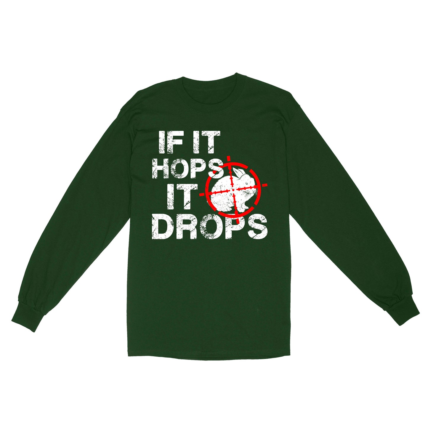 Funny Rabbit hunting shirt for Hunter - Long sleeve FSD3814 D03