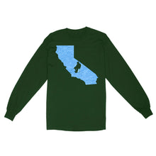 Load image into Gallery viewer, California Ice Fishing Shirts, Winter Fishing California State Love Fishing Long Sleeve - FSD2928 D06